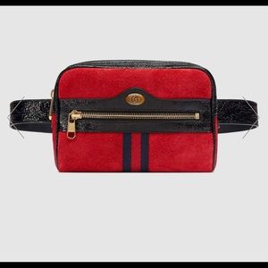 Small size: 7"W x 5"H x 2.5"D belt bag 30”belt